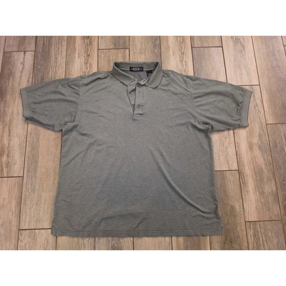 Carnoustie Mens XL Polo Shirt Green 100% Mercerized Cotton Short Sleeve Golf